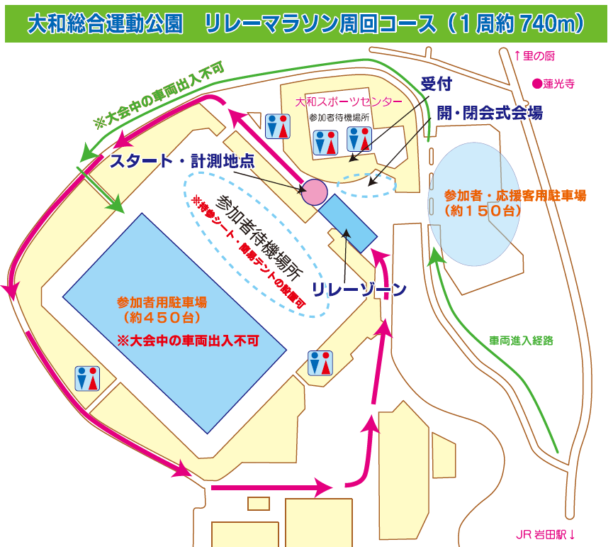リレーマラソン会場図