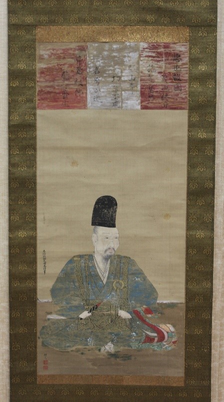 住吉廣行「藤原藤房卿肖像画」(江戸時代後期)
