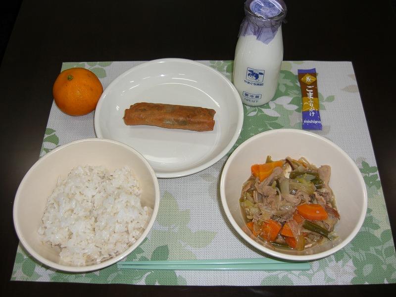 9月3日の給食の写真