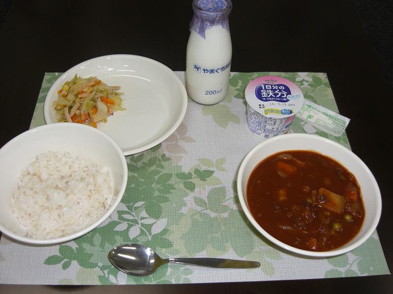 9月5日の給食の写真