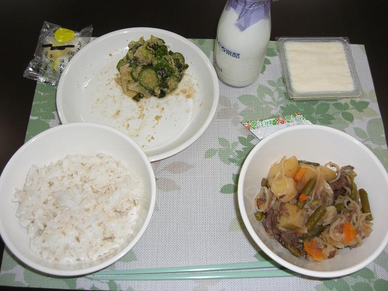 9月8日の給食の写真