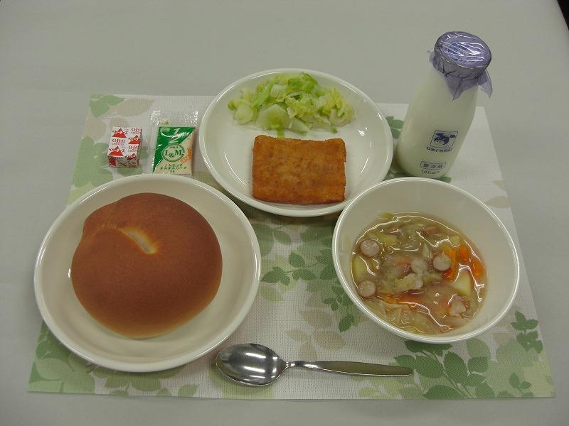 10月9日の給食の写真