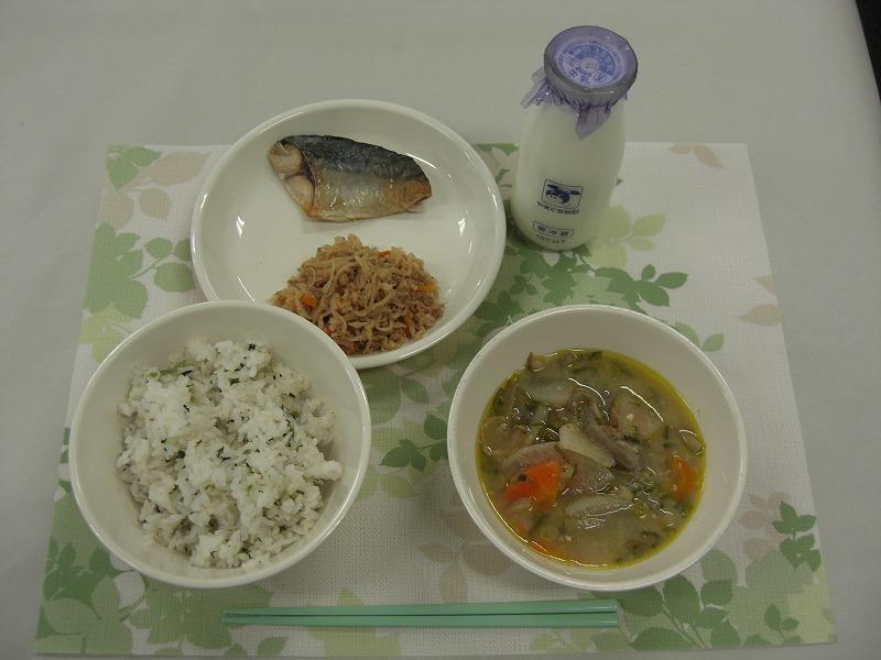 10月20日の給食の写真