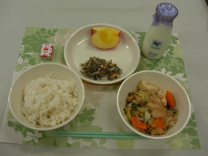 11月28日の給食の写真