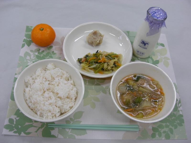 12月8日の給食の写真