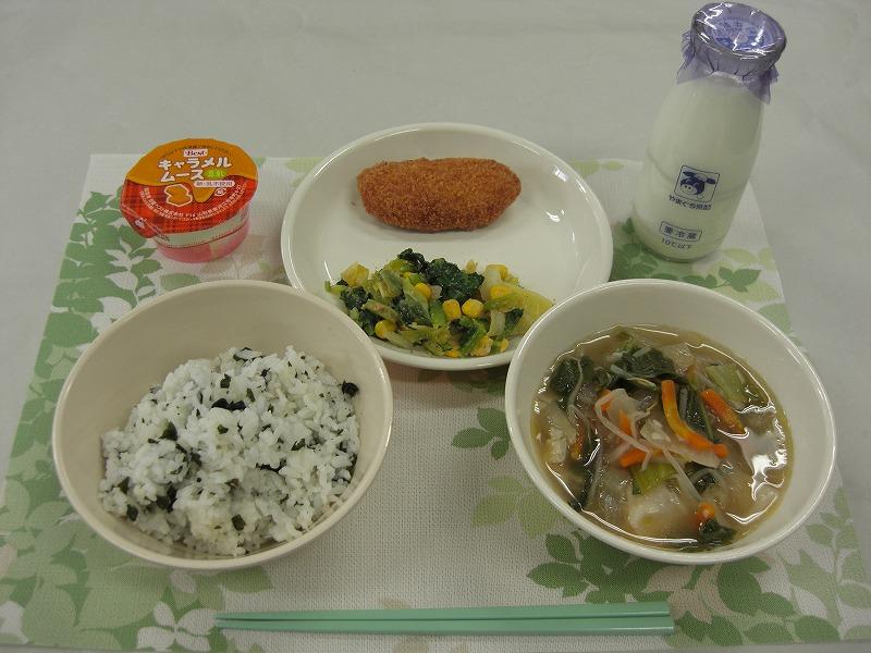 3月2日の給食の写真