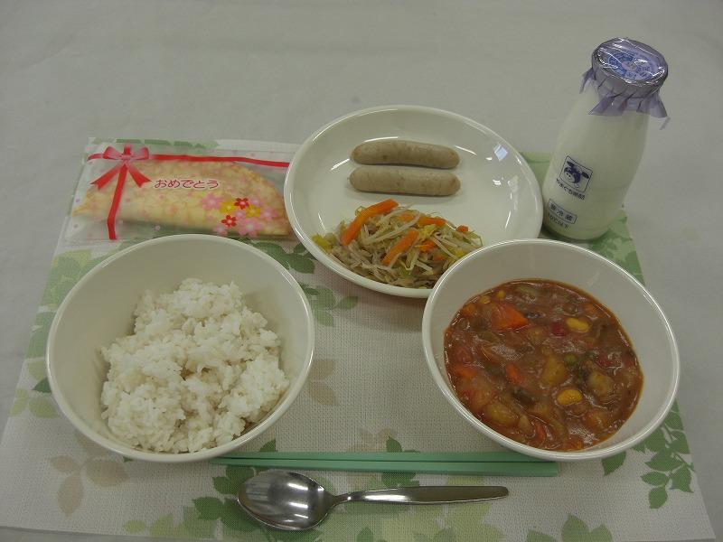 3月11日の給食の写真