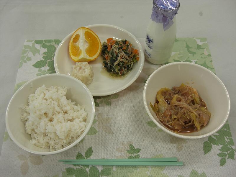 3月13日の給食の写真