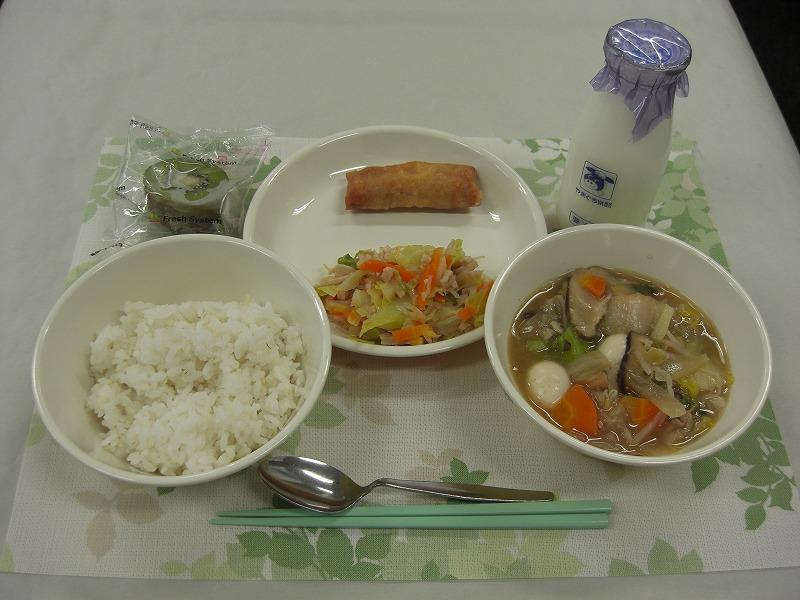 3月18日の給食の写真