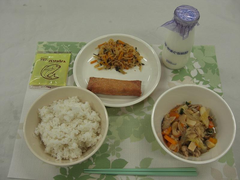 4月10日の給食の写真