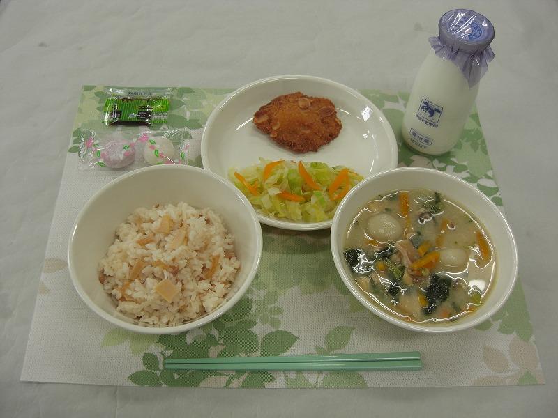 4月20日の給食の写真