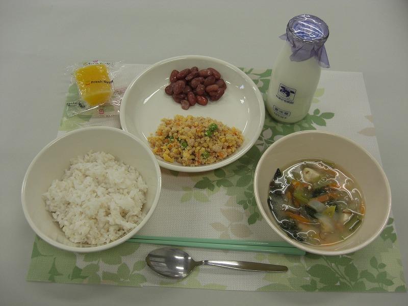 4月27日の給食の写真