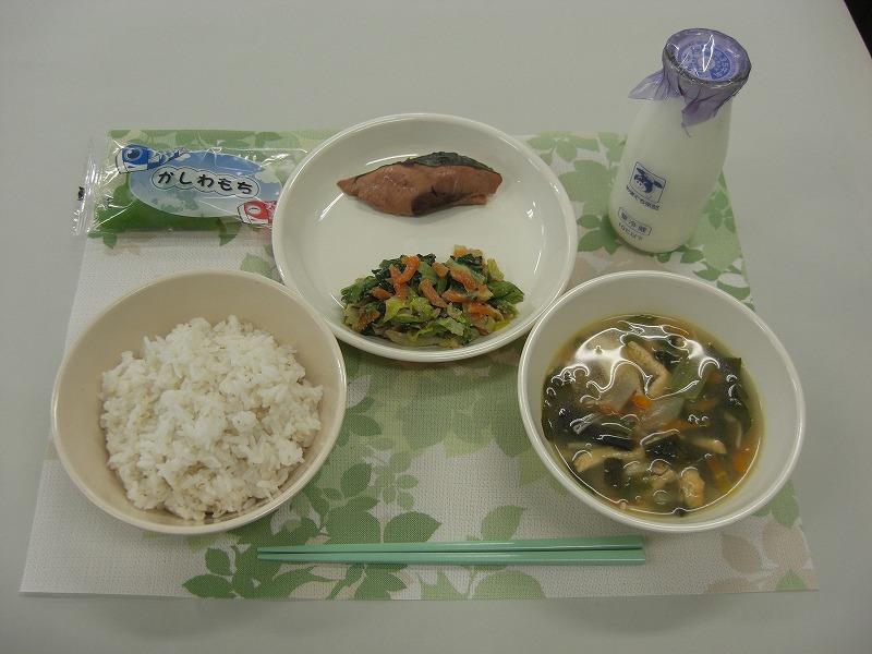 5月1日の給食の写真