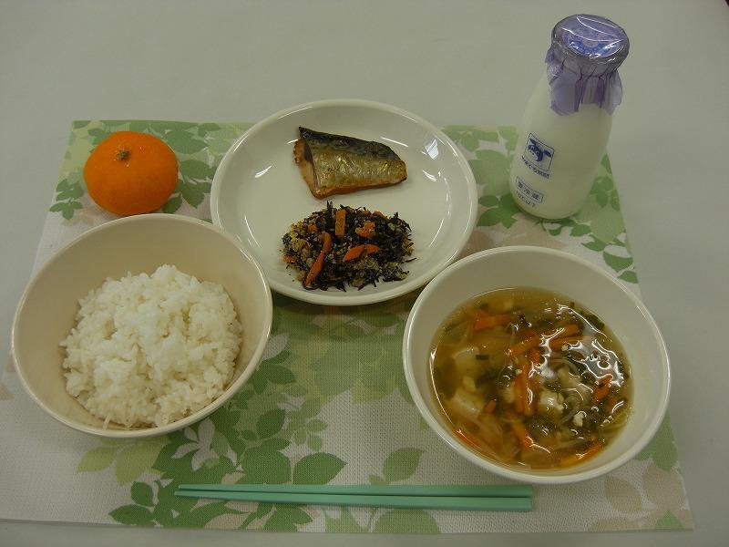 6月18日の給食の写真