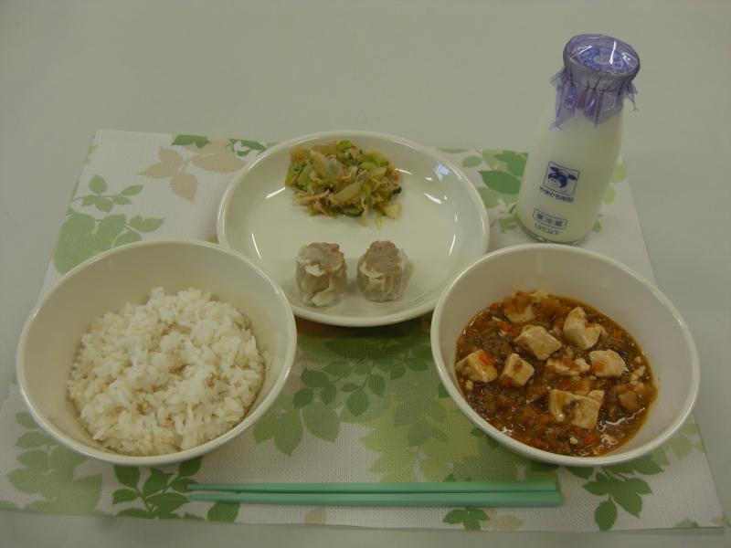 10月2日の給食の写真