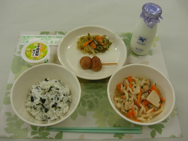 10月5日の給食の写真