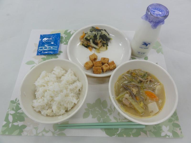 12月2日の給食の写真