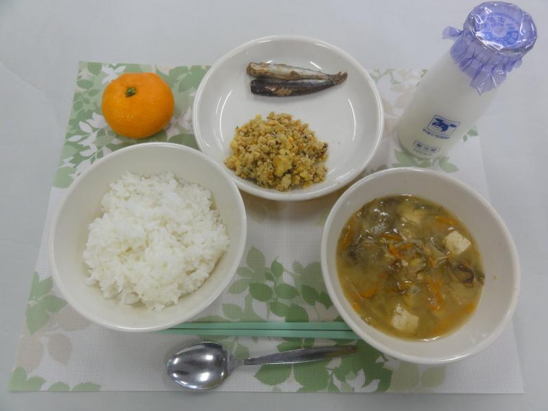 12月16日の給食の写真