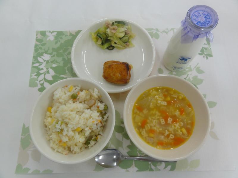 3月25日の給食の写真