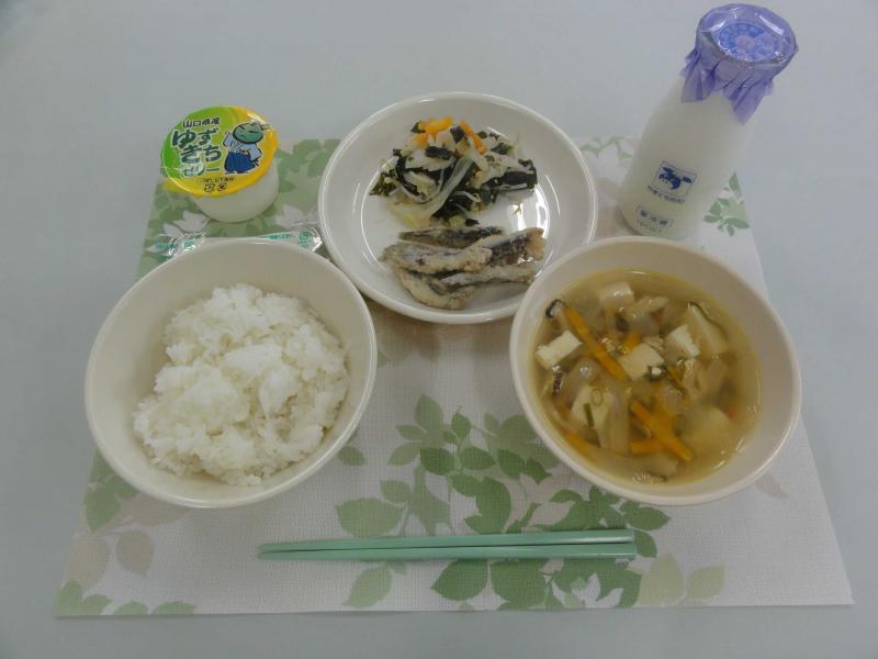 4月22日の給食の写真