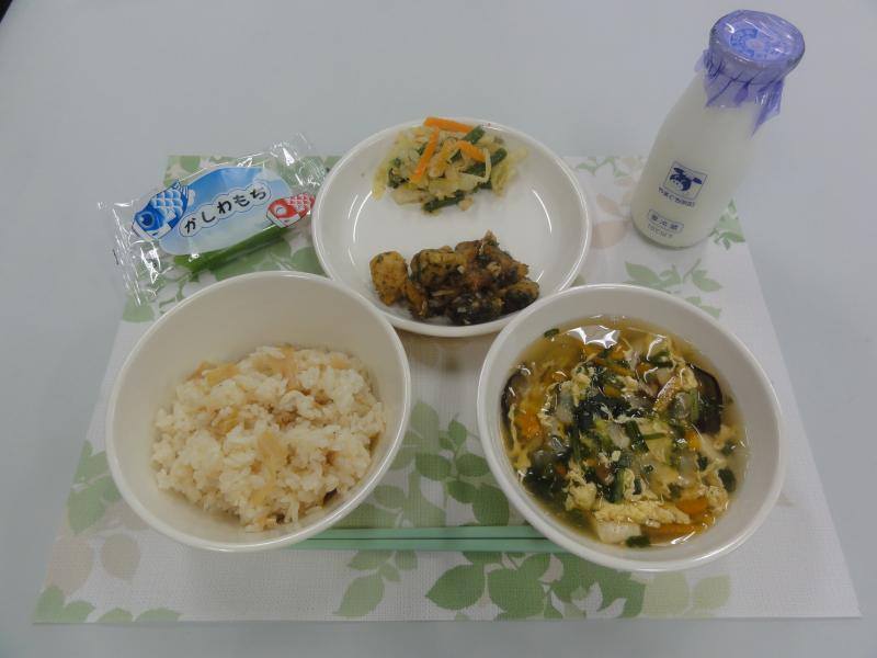 5月6日の給食の写真