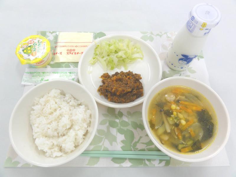 9月2日の給食の写真