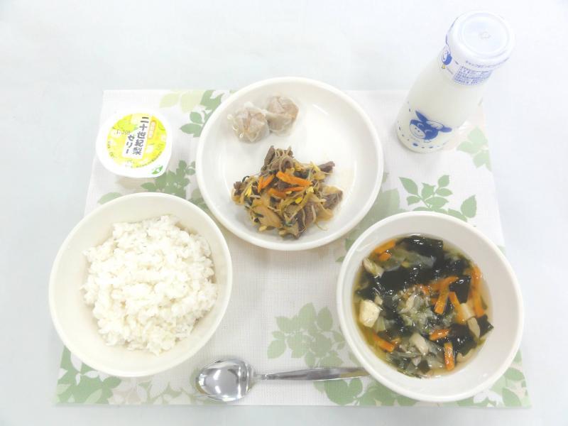 10月24日の給食の写真