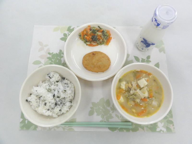 11月7日の給食の写真