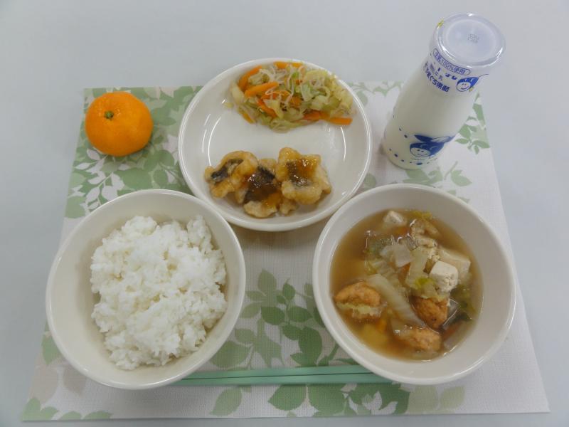 1月20日の給食の写真