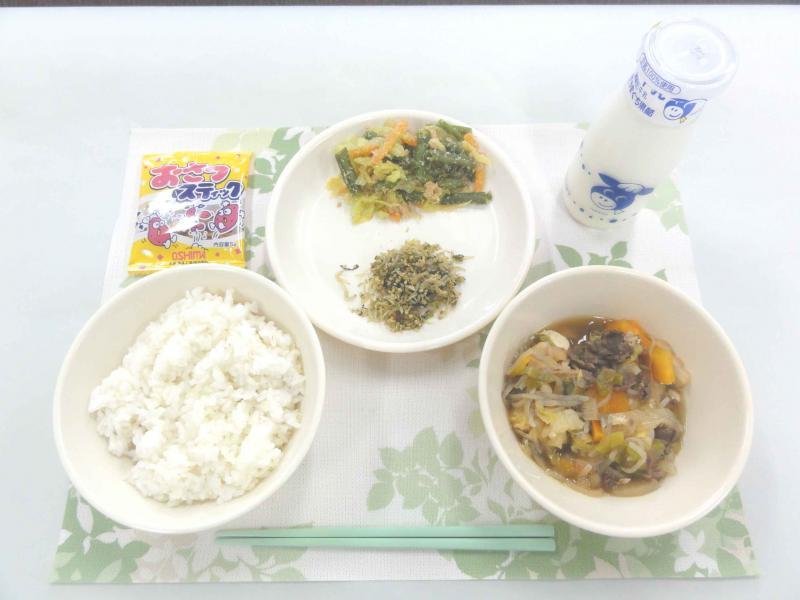 2月13日の給食の写真