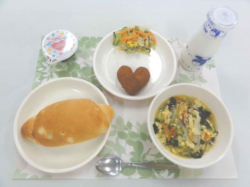 2月14日の給食の写真