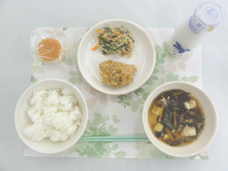 3月21日の給食の写真