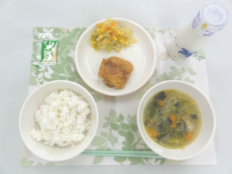 3月22日の給食の写真