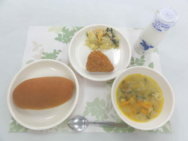 4月13日の給食の写真