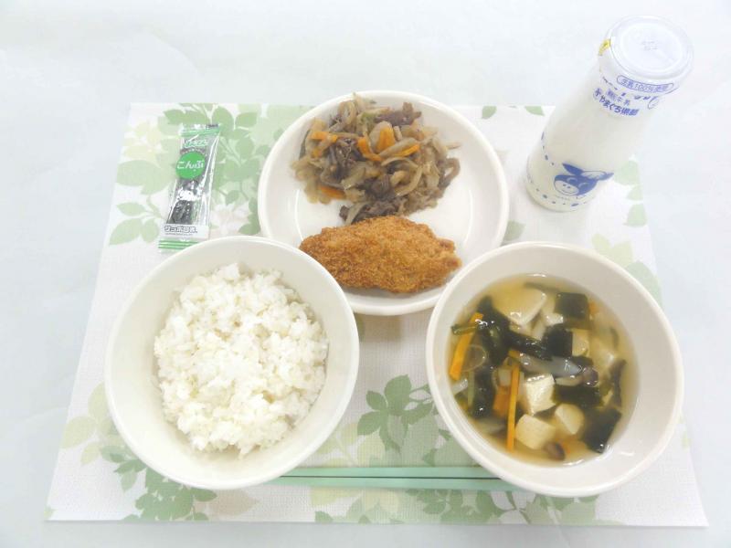 6月5日の給食の写真