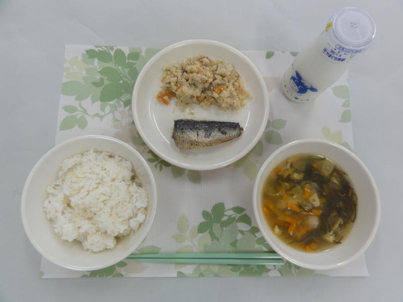 6月9日の給食の写真