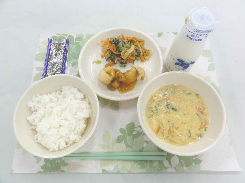 9月19日の給食の写真