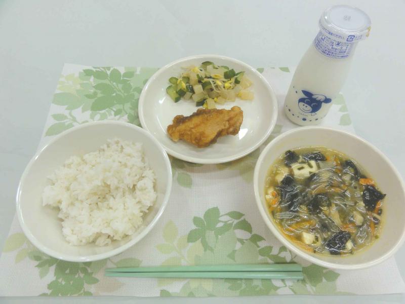 9月20日の給食の写真