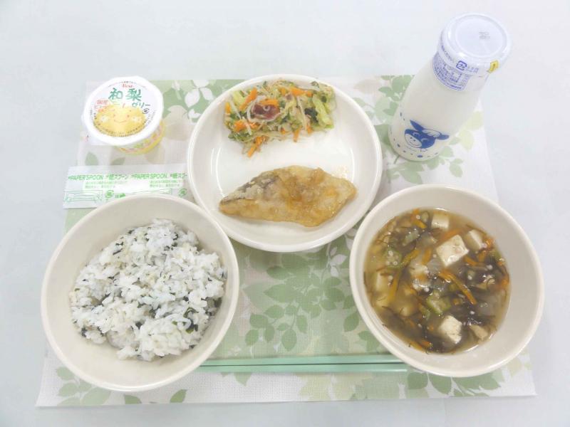 9月27日の給食の写真