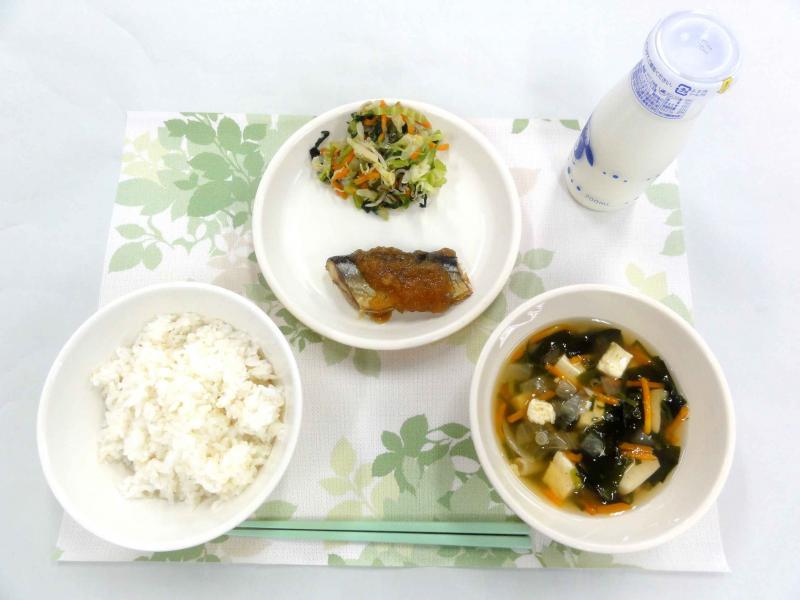 10月6日の給食の写真