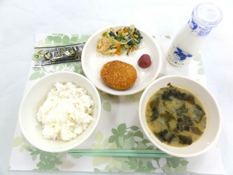 2月19日の給食の写真