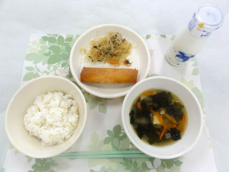 3月12日の給食の写真