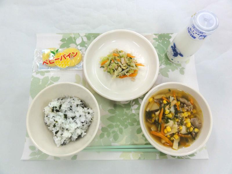 6月1日の給食の写真