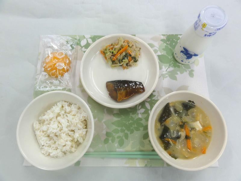 6月6日の給食の写真