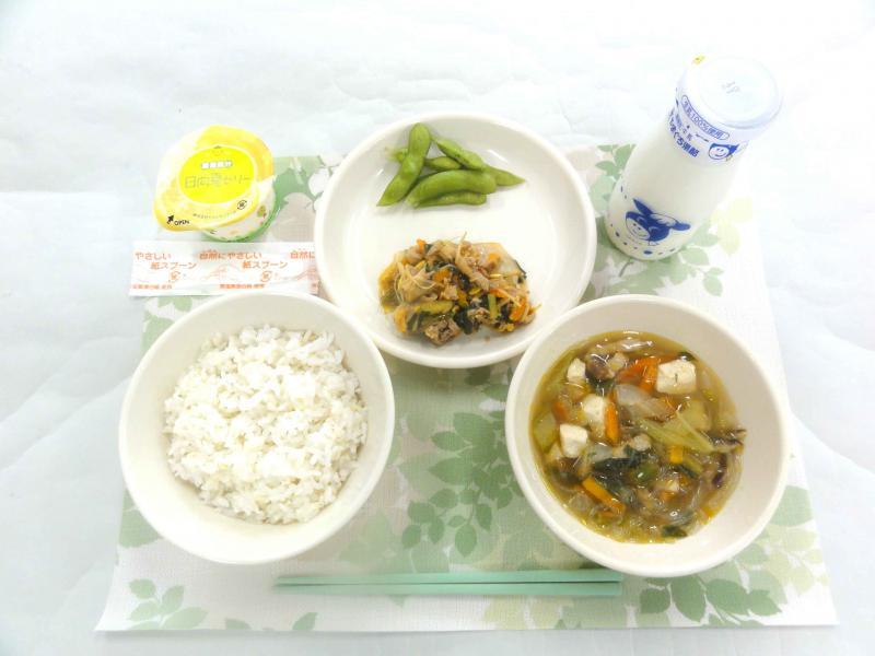 9月7日の給食の写真