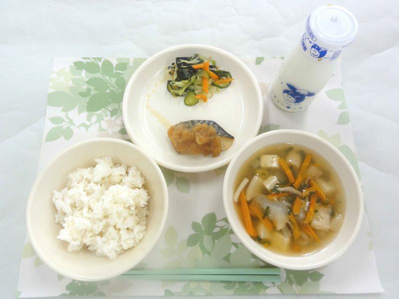 9月10日の給食の写真