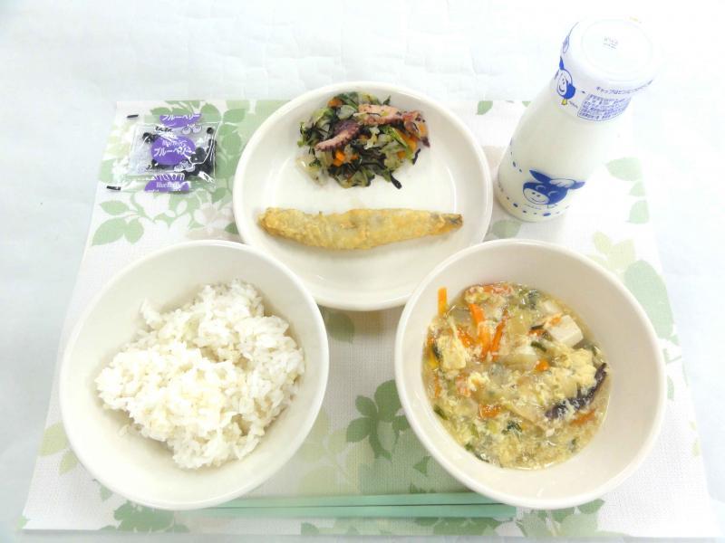 10月10日の給食の写真