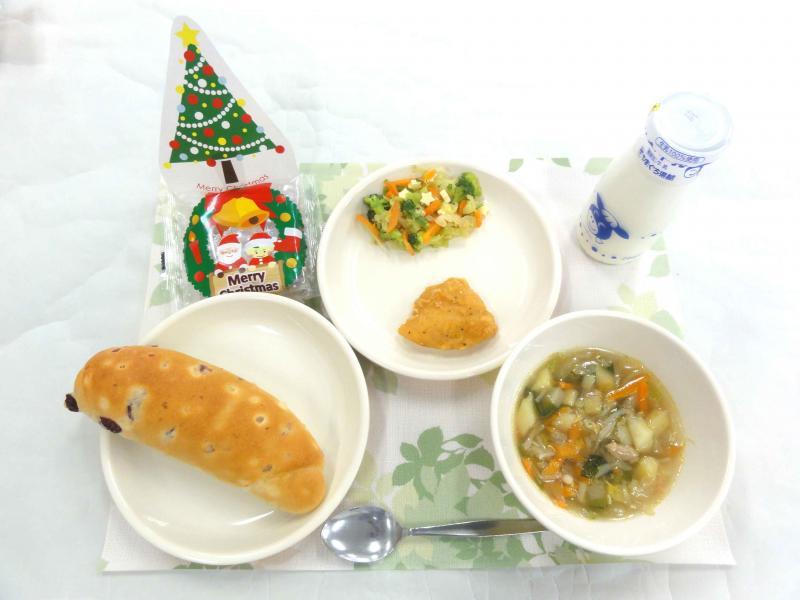 12月20日の給食の写真