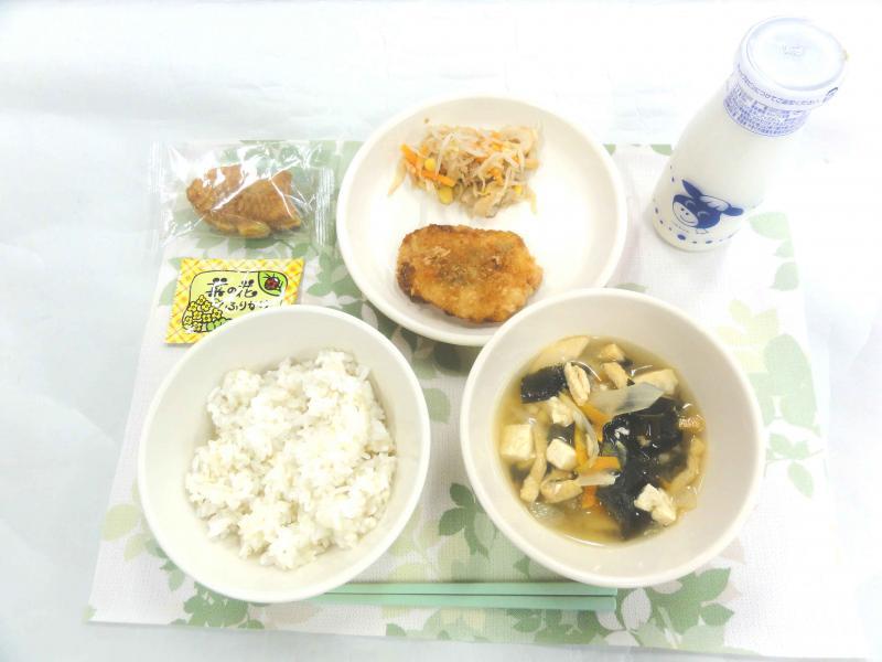 4月10日の給食の写真