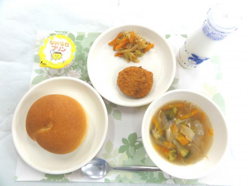 4月18日の給食の写真